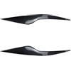 KMLONG Faro Sopracciglio Luce Palpebre Lampada Farifit for Ford Focus MK2.5 2008 2009 2010 2011 Copertura Auto Accessori Esterni Adesivi In ABS fari anteriori per auto(Carbon Look)