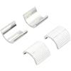 XKOEHXJ Riser Manubri Moto Adattatore morsetto riser montaggio distanziatore conversione manubrio moto Distanziatori riduttori metallo moto da 22 mm a 28 mm Morsetti Manubrio Moto