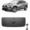 Ruiya 2026 Upgrade Ombrello Parasole Auto Parabrezza Compatibile con Toyota RAV4 | Hybrid 2019-2025/ Seat Ateca 2017-2026| Cupra Ateca 2021-2026, Parasole Anteriore Pieghevole Protezione UV