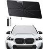 SHAOHAO Compatibile con BMW X1 U11 2023-2025 parasole auto protezione solare parabrezza pieghevole protezione UV parasole tessuto antipiega BMW X1 U11 accessori