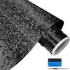 NewL Pellicola Vinile Wrapping Auto Carbonio Forgiata Fantasma Nero Opaco