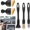 VFANDV Pennello Pulizia Auto 5pcs, Spazzole Pulizia Dettagli Auto Interni Spazzola per la Rimozione della Polvere degli Interni Dell'auto per Bocchette d'Aria e Cruscotti di Auto (5pcs - 4 Stili)