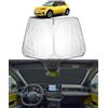 GAFAT [Upgrade] GAFAT Compatibile con Renault 5 E-Tech EV 2025 2026 2027 Parasole per Parabrezza Interno, Protezione Solare, Accessori R5 Elettrica, Refrigerazione, Protezione UV, UPF 50+