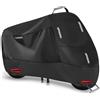 DTGTEX Telo Coprimoto per Guzzi V85 TT Reisen V85TT Impermeabile Antifurto Copertura Moto con Nastro Cucitura e Fori Blocco Resistente Pioggia Polvere UV