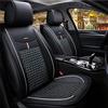 Muchkey Coprisedili Auto Anteriore per Toyota Corolla | Set Completo di Copri-Sedile per Guidatore e Passeggero Accessori Auto Compatibile con Airbag (MK-MH20) Nero Bianco