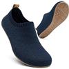 Sosenfer Pantofole morbide unisex - Pantofole fatte in casa antiscivolo, comode scarpe a piedi nudi per uomo e donna, per casa, bagno e hotel, 1220 Blu Profondo Njd, 46/47 EU