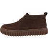 Clarks Torhill LaceHi Dark Brown Nub Scarponcini Modello Ingegnere per Uomo in Pelle Testa di Moro (Taglia 43)