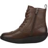 MBT Winka Boot Stivali da donna. Stivali da passeggio anatomici e confortevoli in nappa. Calzatura fisiologica Comfort e stabilità con suola rocker. Stivali casual stringati. Colore marrone.