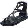 IGI&Co 1184900 Vit. Crust Nero Sandali per Donna in Pelle con Tacco Basso (Taglia 41)