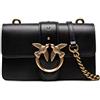 Pinko Borsa a Tracolla Love Mini Icon Simply 12 Nero Borsa a Tracolla Nera Donna 21x13x6 cm