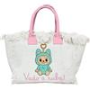 Saint Barth Mc2 Donna Borsa A Mano COL0001 Cotone Bianco Taglia Unica