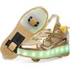 Hiseng Scarpe con Rotelle Bambina 27-40EU, Scarpe con Rotelle Bambino Sportive Scarpe da Skateboard Skateboard Sneakers Outdoor Multisport Scarpe da Ginnastica da Pattini per Ragazze e Ragazzi