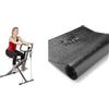 Sunny Health & Fitness Sunny Health and Fitness Row-N-Ride™ PRO Squat Assist Trainer, Rowing Machine w/Digital Monitor + Treadmill Mat -Small - NO. 083 , Black