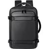 GREEN HILL Zaino Ryanair Easyjet Wizz Air 40x30x20, nero 24L Bagaglio a Mano Aereo Zaino blu da Viaggio per Donna Uomo, Zaini Casual per laptop pollici Travel Bag Compatto Zainetto Leggero (Nero)