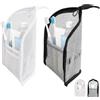 KAZGVN Beauty case in piedi, 2 beauty case da viaggio con portaspazzolino, borsa per pennelli da trucco per l'organizzazione del bagno dell'hotel, confezione da valigia da viaggio, borsa da viaggio compatta