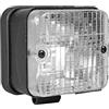 OROK Spotlight OROK - Luci di retromarcia con Flangia/da Fissare a Pinza o Fissaggio con Flangia - Dimensioni: 87 x 77 mm - Interasse 55 mm - Lampadina P21W Inclusa - Adatto a Tutti i Tipi di utilizzi.