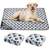Chumix Traverse Cani 80x90 cm, 2 Pezzi Traversine Lavabili per Cani, uper Assorbenti, Antiscivolo, Impermeabili e Riutilizzabili, Tappetini Cane Puppy Pads per Cane, Gatti, Porcellini d'India