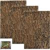 GBKDQQ 3 pezzi di corteccia di sughero per terrario, decorazione naturale corteccia di sughero, 20 x 30 cm, effetto corteccia d'albero per rettili, geco, barbagame e tartarughe