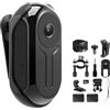 Nastopee Bodycam, 64GB Mini Action Cam Fotocamera Sportiva 1080P HD 360° Wearable Telecamera con Visione Notturna Portatile POV Camera con Accessori Multifunzionali per Vlogging Moto Esterno Subacquea Ciclismo