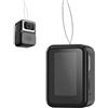 Generic Mini collana indossabile con fotocamera, discreta registrazione video e foto HD 1080p con catena per il collo, 16 g ultra leggera, ideale per vlogger, viaggiatori e momenti della vita (bianco/nero