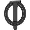 Lapiglo Supporto magnetico per telefono, rotazione a 360 gradi, supporto pieghevole per selfie, presa forte, supporto in metallo per vlogging all'aperto, compatto 59 mm (grigio)