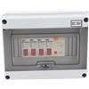 PCXDOLNJ Unità di consumo for roulotte e garage a 3 vie 63A 30mA RCD 3MCB 6A+16A+32A 230/400V