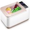 Generic Lavatrice a ultrasuoni per verdure, portatile, con cestello di scarico e lucernario visibile per la pulizia di verdure, carne, frutti di mare e riso, capacità 10 l