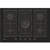Haier HAVG75S2BPB - Piano Cottura 5 Fuochi Gas 75 cm in Vetro Temperato Nero