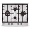 Hoover HHG6D5WC3X - Piano Cottura 4 Fuochi Gas 60 cm Inox
