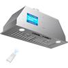 AURAKICH Inserto per cappa da 76,2 cm, cappa da cucina 900 CFM, con motore in rame completo, triplo controllo intelligente, illuminazione LED sintonizzabile, filtri al carbone e tubo di condotto