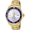 Invicta Pro Diver Orologio da Uomo in acciaio inossidabile con movimento Automatico - 47mm, Oro/Blu