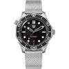 watchdives WD007 Orologio subacqueo in titanio grado 2 da 42 mm, vetro zaffiro Top Hat, orologio automatico PT5000, luminescenza C3 verde / BGW9 blu, orologio da polso resistente all'acqua 200 m