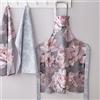 Catherine Lansfield Grembiule Drammatico Floreale Grigio KT/46659/W/APR/GY