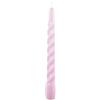 Cereria Di Giorgio - 6 Candele Tortiglione laccate - Diametro 2.2 cm Altezza 21 cm - Colore Viola chiaro - Durata 5 ore - Standard per candelabro - Home Decor