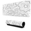 Surwin Tappetino per il Mouse, Stampa HD Tappetini Mouse Gaming Tappetino Mouse da Tavolo Soft Confortevole Tappeti Mouse Base in Gomma Antiscivolo Mousepad Durevole (300x600mm,Bianco 2)