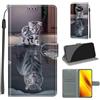 KENHONER Custodia per Xiaomi Poco X3 Pro, gatto e tigre