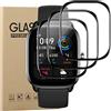GEJEFA [3 Pezzi Pellicola Protettiva per Amazfit GTS 4 Mini, 3D Curved Edge to Edge,Anti-Graffio, Pellicola Protettiva per Amazfit GTS4 Mini
