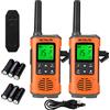 Retevis RT45P Walkie-Talkie IP67 Impermeabile,16 Canali,Senza Licenza PMR446, Torcia LED, SOS,Ricaricabile Walkie Talkies per Adulti Attività All'Aperto(2 pezzi)