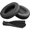 HAIZEEN Aggiornato Cuscinetti per cuffie e Imbottitura per archetto per ATH M50X Compatibile con Audio Technica ATH M50X /M40X Cuffie(Tessuto e Schiuma memory Cuscinetti di ricambio per cuffie)