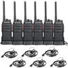 Retevis RT24 Plus Walkie-Talkie Professionali, Ricetrasmittenti PMR446 16 Canali CTCSS/DCS Ricetrasmittenti con Auricolare Walkie Talkie Ricaricabili con USB Base di Ricarica (Nero, 3 coppie)