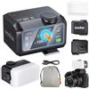 Godox iT30Pro-L iT30Pro L Mini Flash per Fotocamera con Diffusore Bianco Compatibile con Speedlite560 Potenza Wireless 2.4 GHz TTL Touchscreen per Fotocamere DSLR Leica(nero)