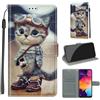 KENHONER Custodia per Samsung Galaxy A50, gatto