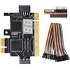 Lisher 1 Pezzo Analizzatore LPC Scheda di debug PCI PCI-E Post Test Kit Scheda Madre Scheda Diagnostica J04 PC+Metallo