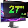 RUORD Magnetico Pellicola Privacy 27 Pollici 16:9 Monitor - Filtro Privacy Schermo Luce Blu & Anti-Riflesso, Rimovibile | Filtro Privacy bifacciale per superfici Piane e Curve