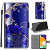KENHONER Custodia per Samsung Galaxy A13 4G/5G/A04S, Farfalla | Portafoglio Pelle PU, Magnetica, Resistente Agli Urti, Scomparto Carte Credito, Pieghevole, Flip Libro, Motivo