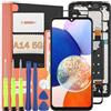 TGHongKy per Samsung Galaxy A14 5G Schermo LCD per Samsung A14 5G A146U A146P Display Assemblea Sostituzione Schermo di Vetro Digitalizzatore con Strumenti di Riparazione(Nero con Cornice)
