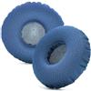 Linhexis Cuscinetti auricolari di ricambio per JBL JR300, T450BT, T500BT, Tune600, in morbida pelle proteica, isolamento acustico migliorato, accessori di facile installazione (blu)