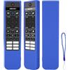 CTRLBETTER Custodia di controllo remoto in silicone compatibile con Philips SRC-3216-06S SRC-3215-06 SRC-3215-01 SRC-3216-12 TV Telecomando Cover protettiva antiurto con cordino (blu)