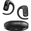 Wantek Cuffie aperte Bluetooth 5.3, cuffie aperte senza fili con microfono, suono Hi-Fi, chiamate chiare, cuffie sportive per jogging, fitness, palestra (versione base)