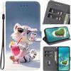 YKTO Cover per Huawei P10 LITE Custodia Cover in Pelle Portafoglio a Libro per Magnetica Supporto Protezione Flip Case Custodia per Huawei P10 LITE,La piccola tigre che beve la soda